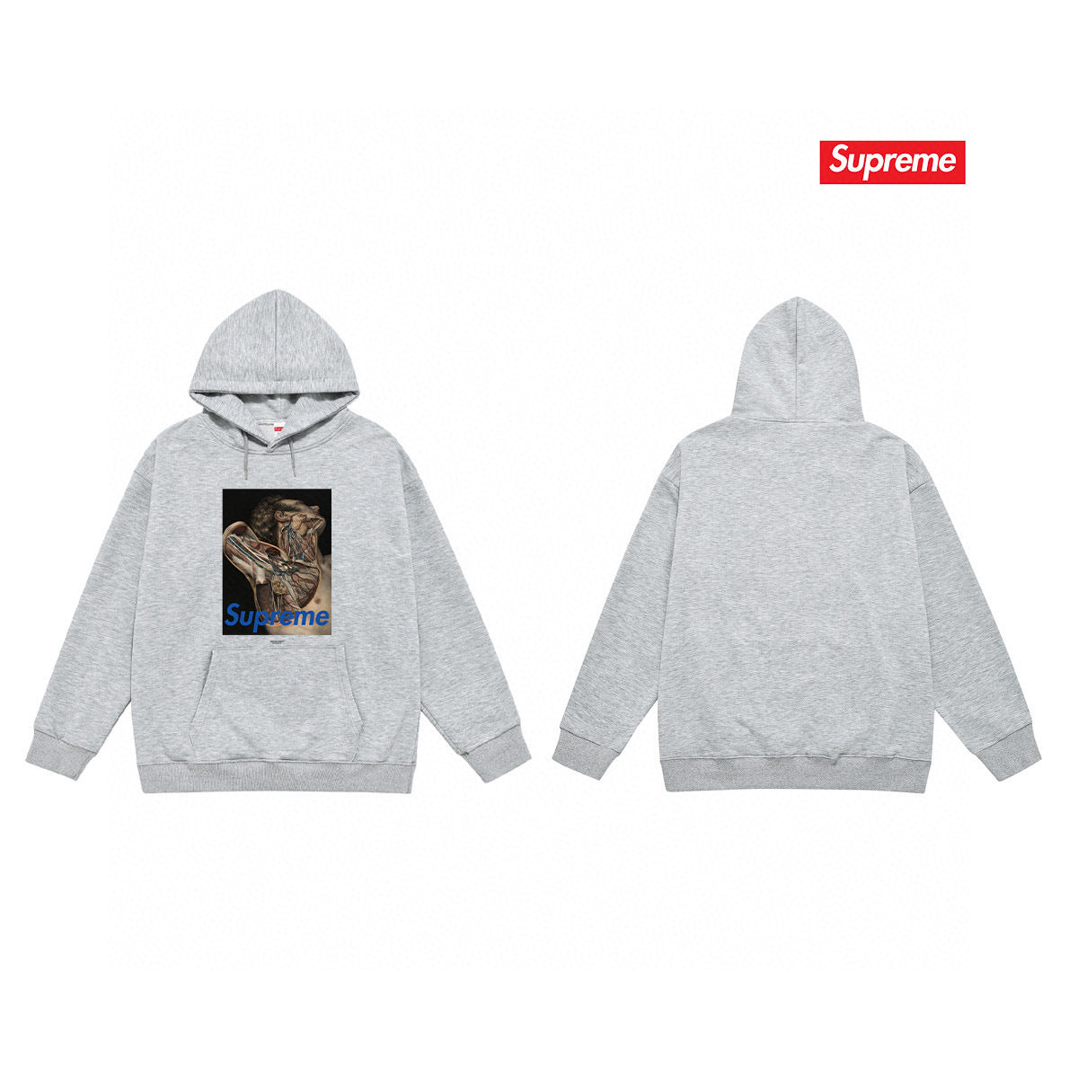 Supreme Unisex Casual Hoodie