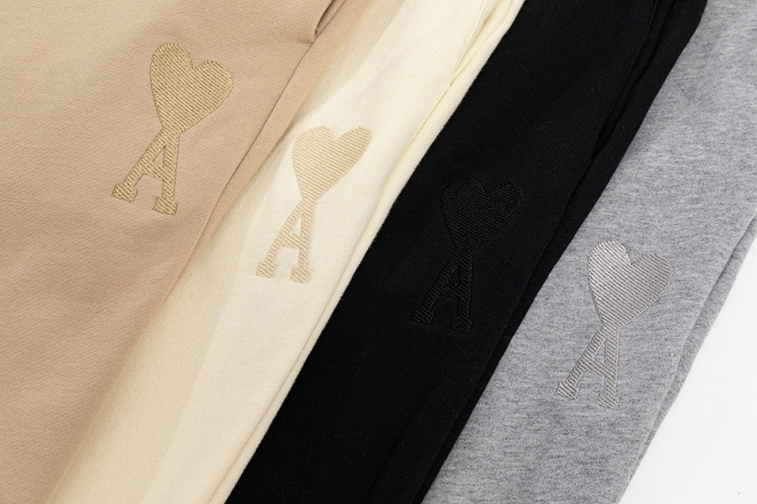 2026 AMI PARIS Straight leg sweatpants