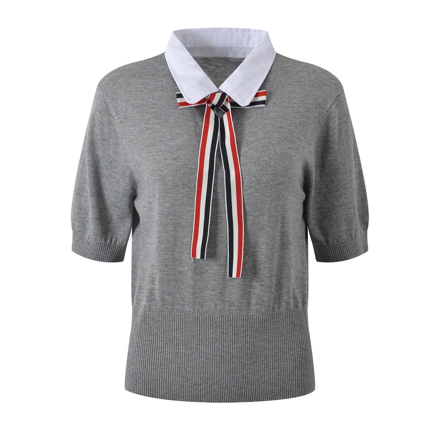 Thom Browne Women Ribbon POLO shirt