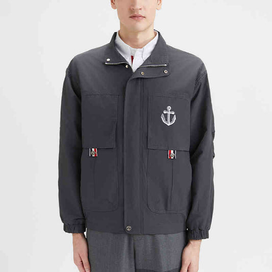 Thom Browne Anchor embroidery Jacket