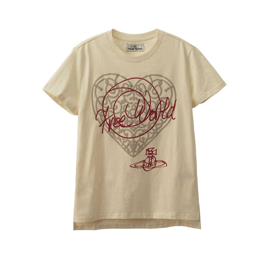 ヴィヴィアン・ウエストウッド ピュアコットン カジュアルTシャツ