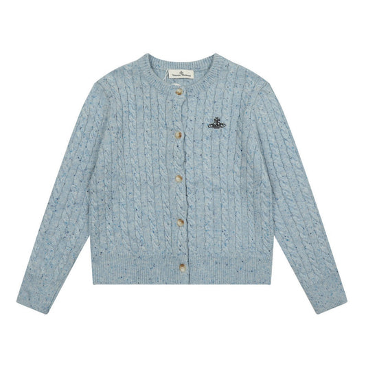 Vivienne Westwood カラーブロック コットンウールカーディガン