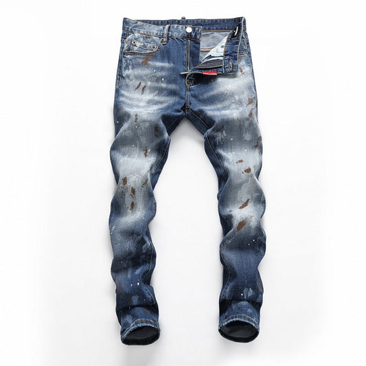 dsquared2 stretch inkjet slim fit Jeans