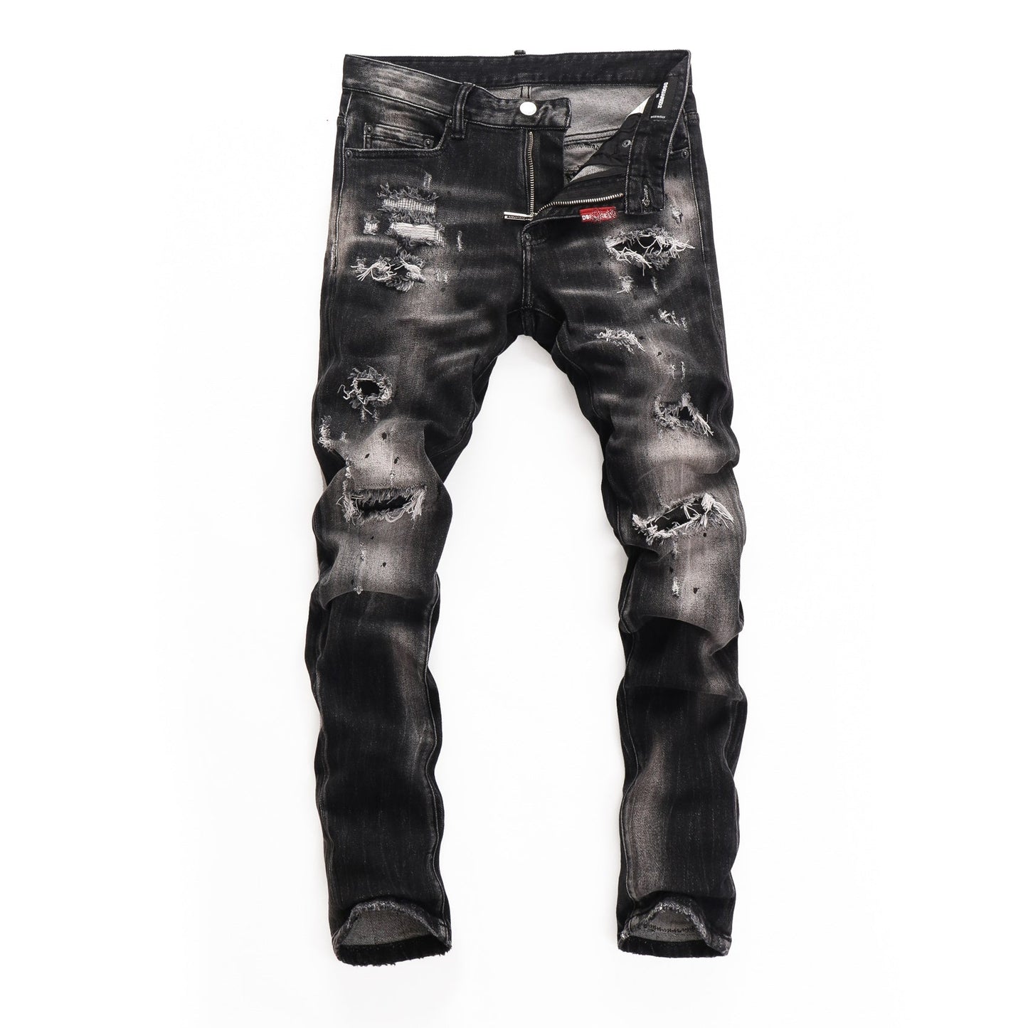 SOLO-DSQ2 Elastic washable holes Jeans