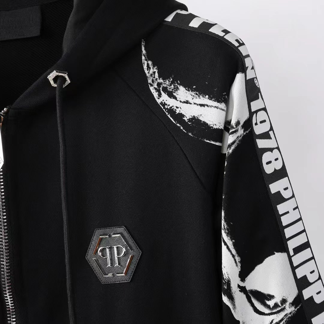 PIEIN 2025 Print Black Hoodie