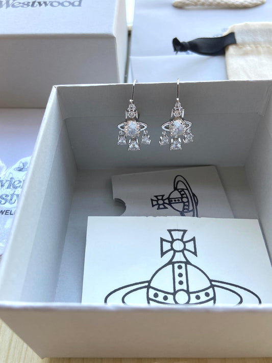 Rhinestone Dangle Earrings