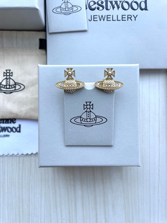 Saturn Stud Earrings