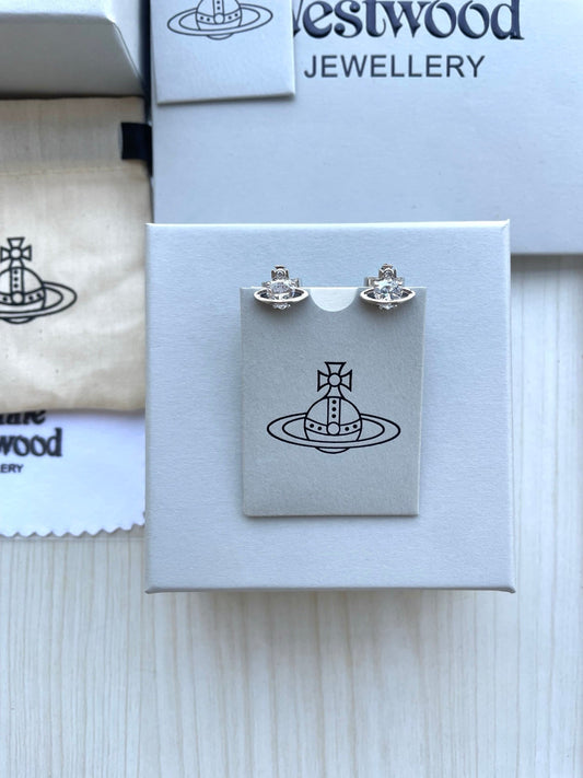 Rhinestone Stud Earrings