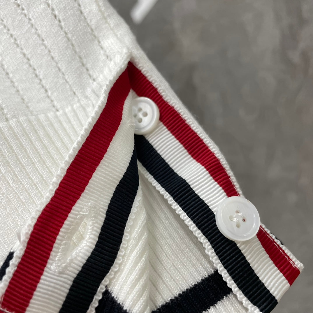 Thom Browne 2025ss Men Wool POLO T-shirt