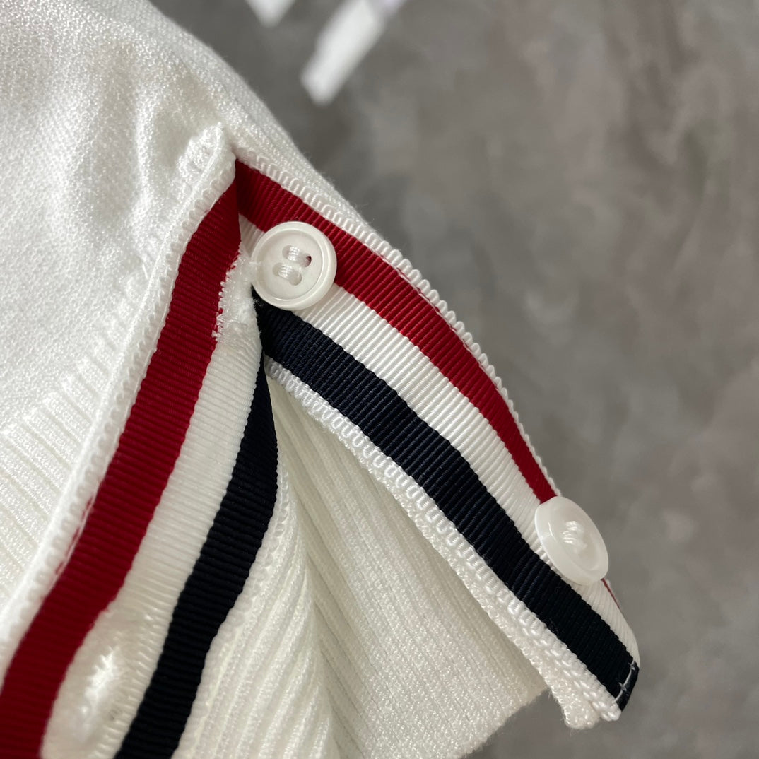 Thom Browne 2025ss Men Wool POLO T-shirt