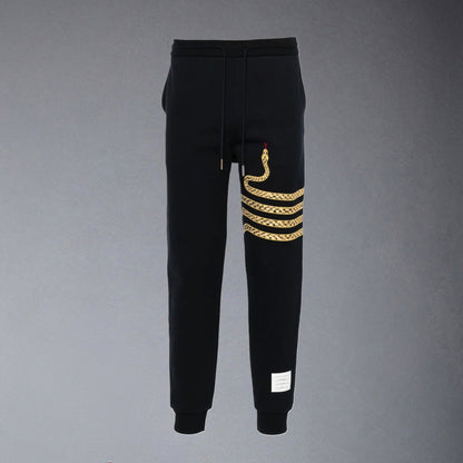 THOM BROWNE 2025SS スネークイヤー リミテッド スウェットパンツ