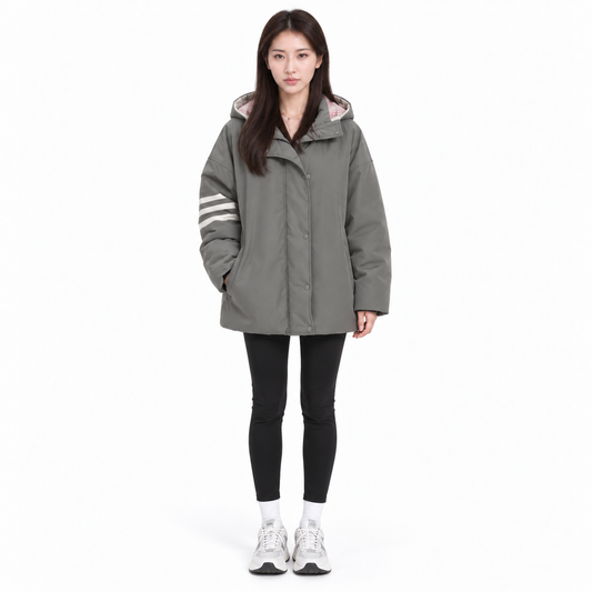 Thom Browne Unisex hooded down jacket