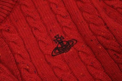 Vivienne Westwood カラーブロック コットンウールカーディガン