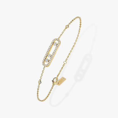 Vivienne Westwood シンプルラインストーン ブレスレット