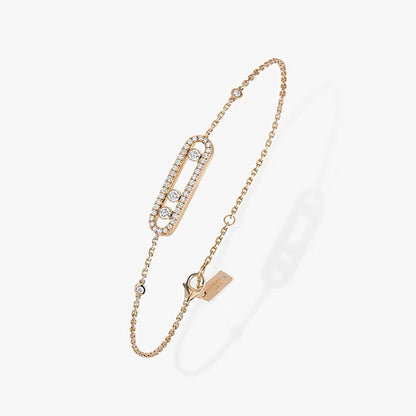 Vivienne Westwood シンプルラインストーン ブレスレット