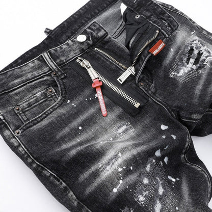 SOLO-DSQ2 fashion holes jeans