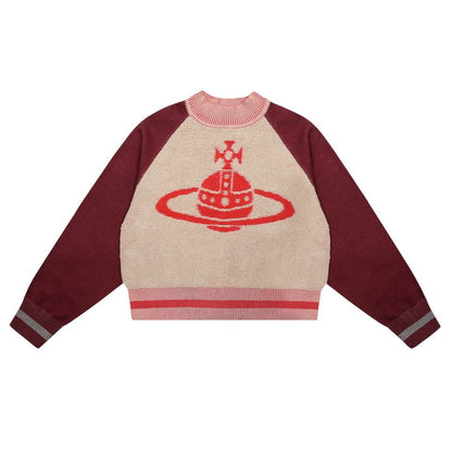 Vivienne Westwood カラーブロック コットンウール セーター