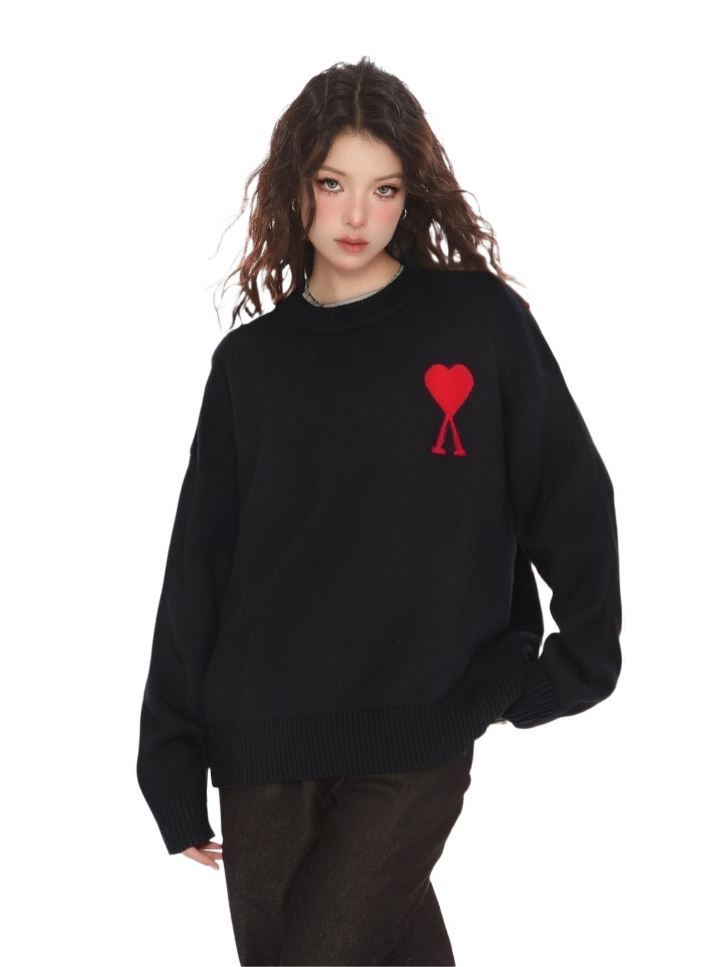 Unisex Heart-Shaped Sweater THOM TREND