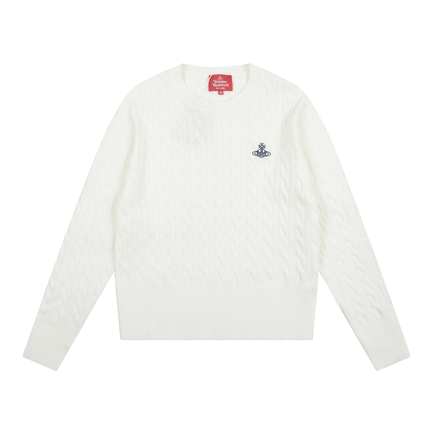 Vivienne Westwood Solid-Color Cotton-Wool Sweater