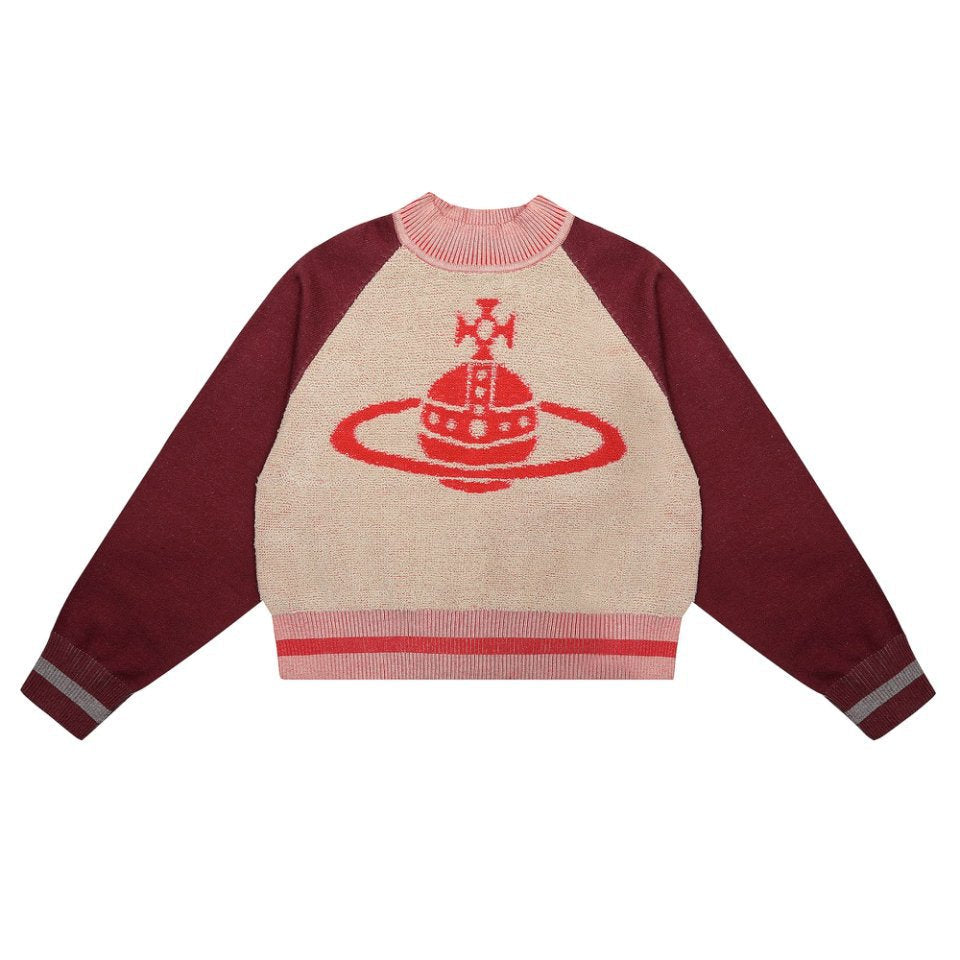 Vivienne Westwood カラーブロック コットンウール セーター