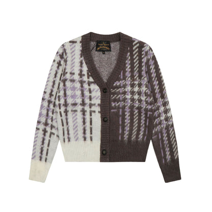 Vivienne Westwood カラーブロック コットンウールカーディガン