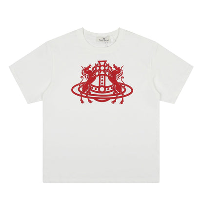 ヴィヴィアン・ウエストウッド ピュアコットン カジュアルTシャツ