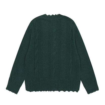Vivienne Westwood レーストリム コットンウールカーディガン
