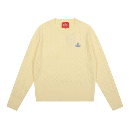 Vivienne Westwood Solid-Color Cotton-Wool Sweater