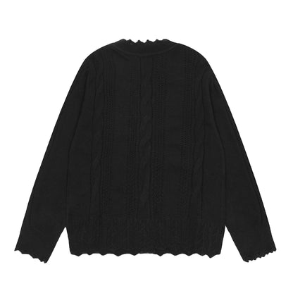 Vivienne Westwood レーストリム コットンウールカーディガン
