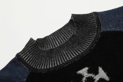 Vivienne Westwood カラーブロック コットンウール セーター