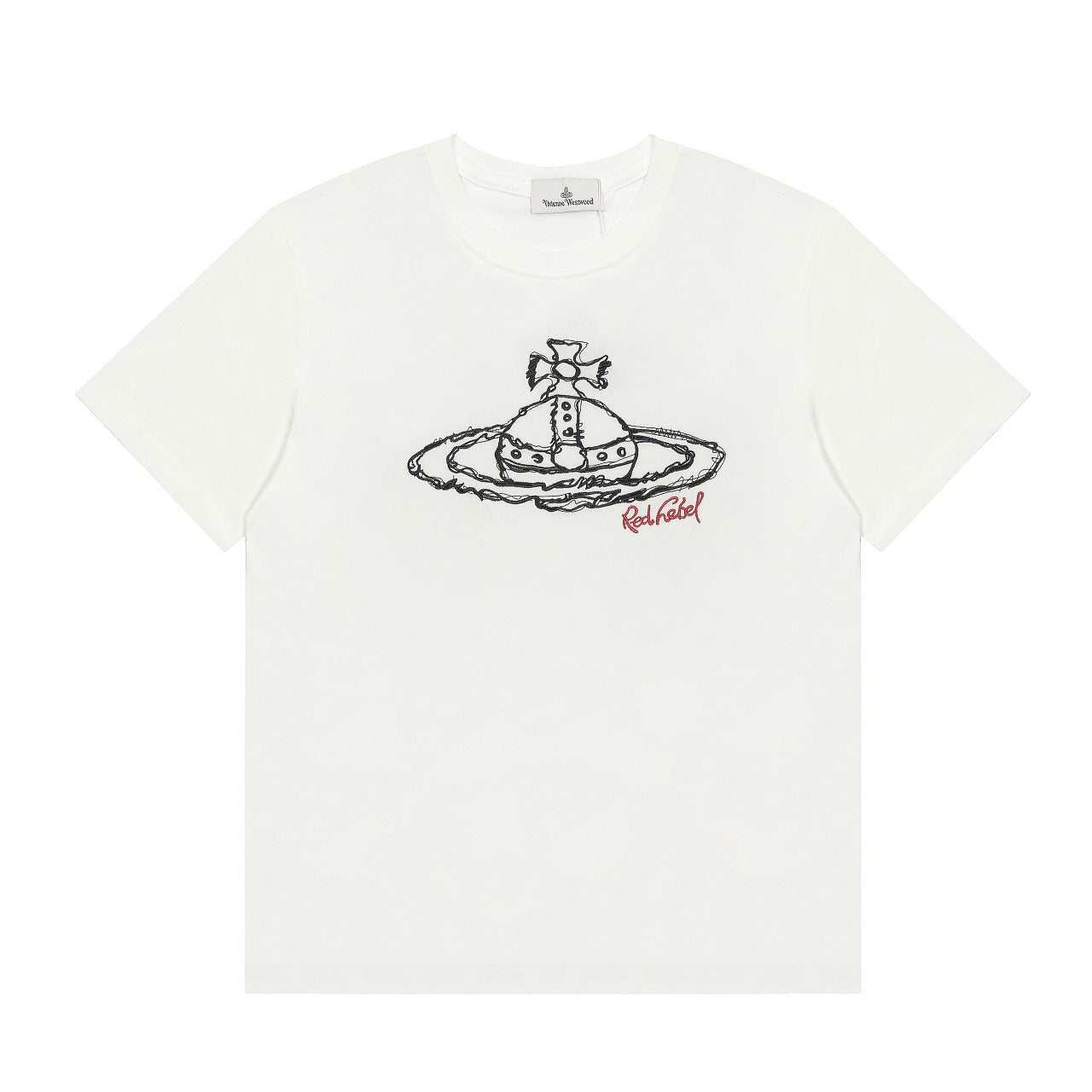 ヴィヴィアンウエストウッド ピュアコットンカジュアルTシャツ