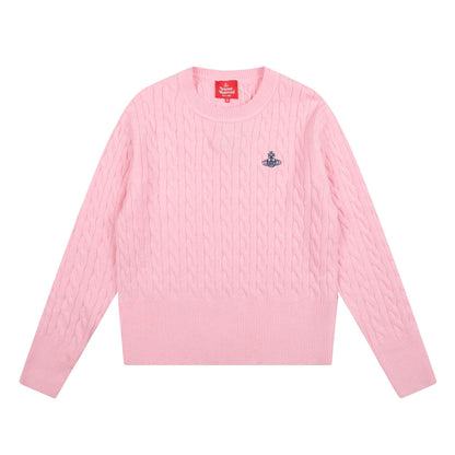 Vivienne Westwood Solid-Color Cotton-Wool Sweater
