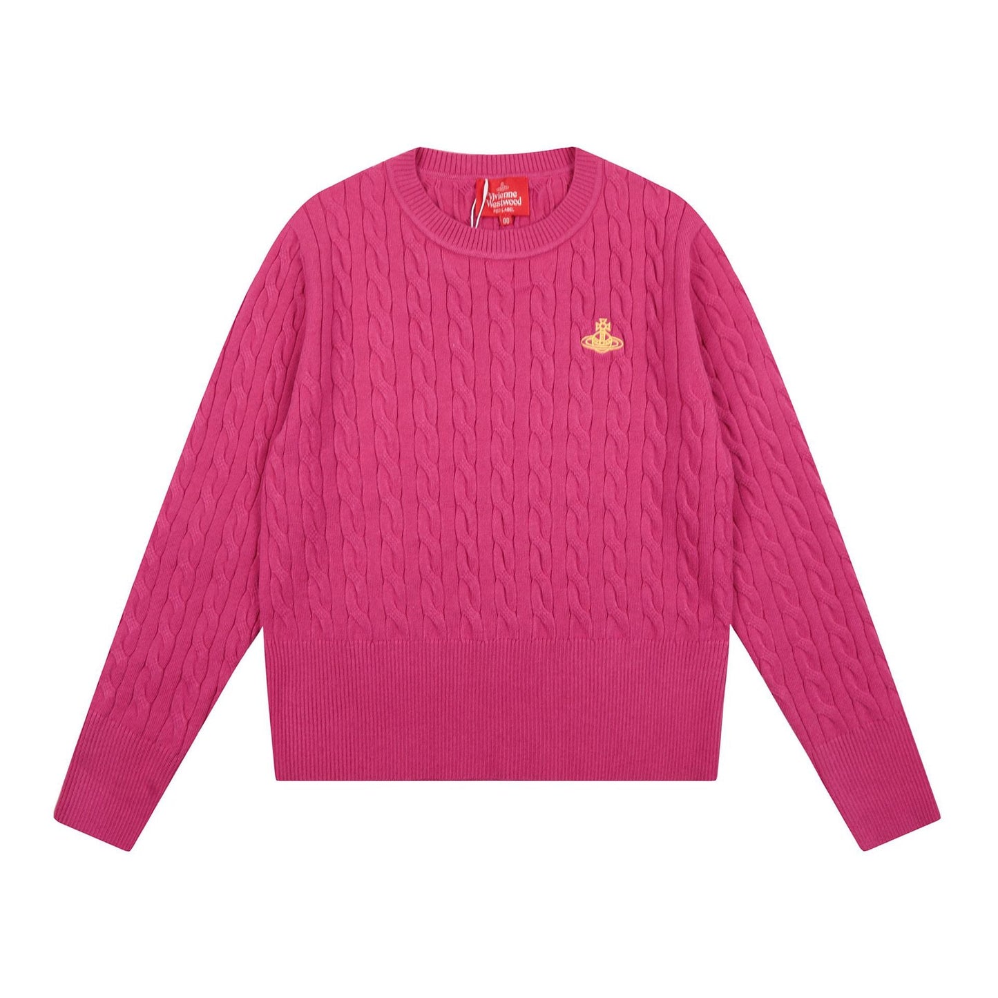 Vivienne Westwood Solid-Color Cotton-Wool Sweater