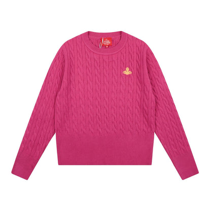 Vivienne Westwood Solid-Color Cotton-Wool Sweater