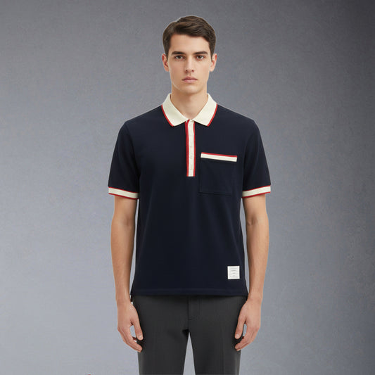 Thom Browne 2026ss Loose polo T-shirt