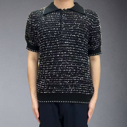 Thom Browne  2025ss Wool polo T-shirt