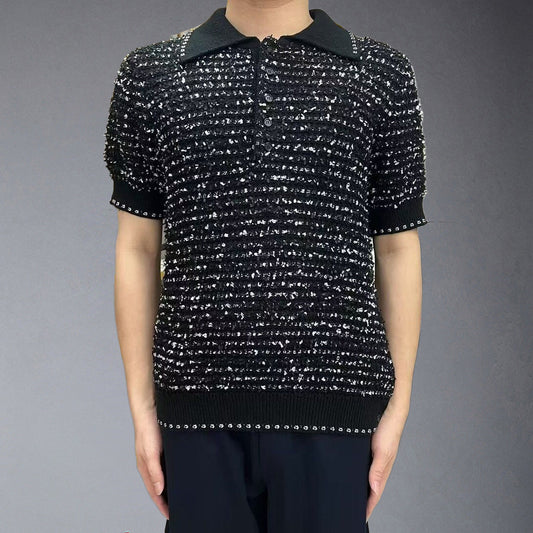 Thom Browne  2025ss Wool polo T-shirt