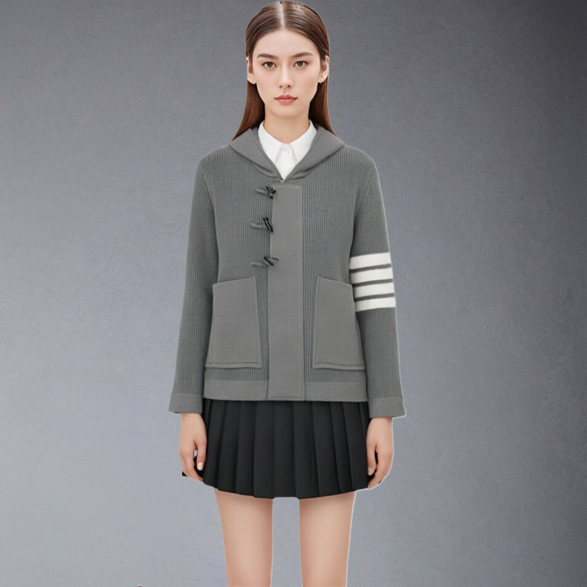 トム ブラウン 2025ss レディース ウールコートジャケット
