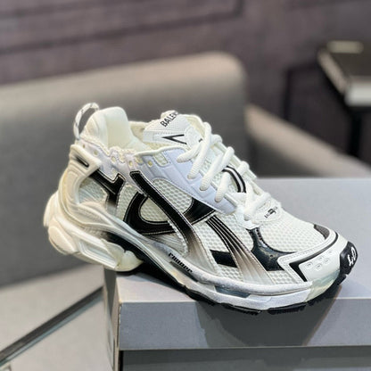 Balenciaga Distressed Vintage Unisex Leather Sneakers | 4 Styles