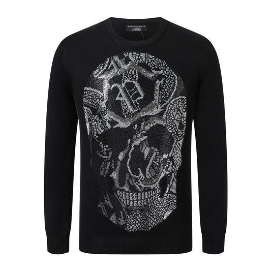 PIein Black Fleece Sweatshirt