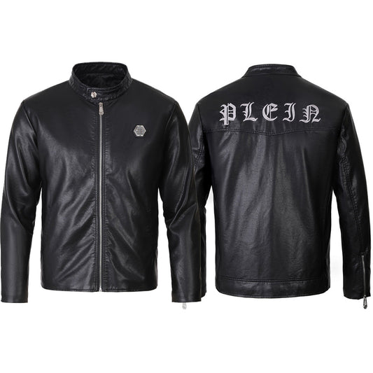 SOLO-Men Cowhide Jacket