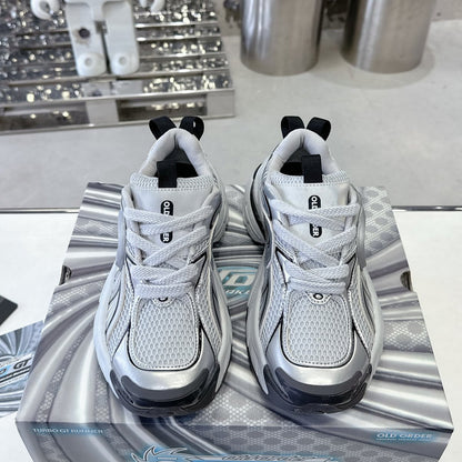 2025 Runway Leather Couple Shoes | Classic Grosgrain Buckle | Sizes 36–45