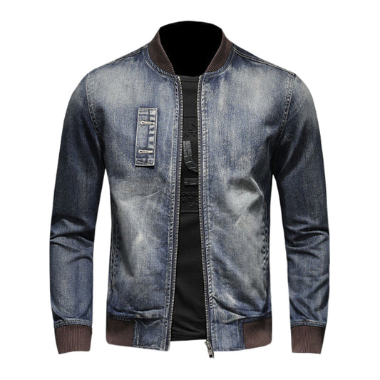 SOLO-DSQ2 Distressed Denim Jacket
