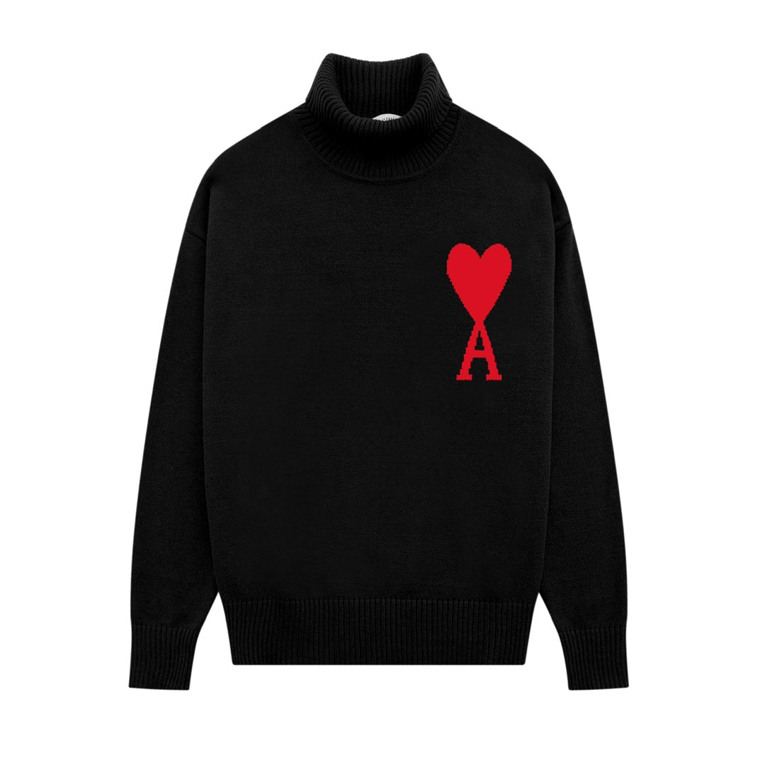 2026 AMI PARIS  turtleneck sweater