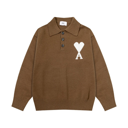 2026 AMI PARIS  Collar Sweater