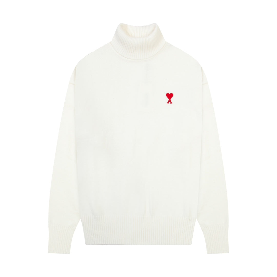 2026 AMI PARIS   Turn Neck Sweater