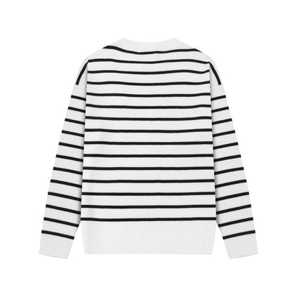 2026 AMI PARIS  striped sweater