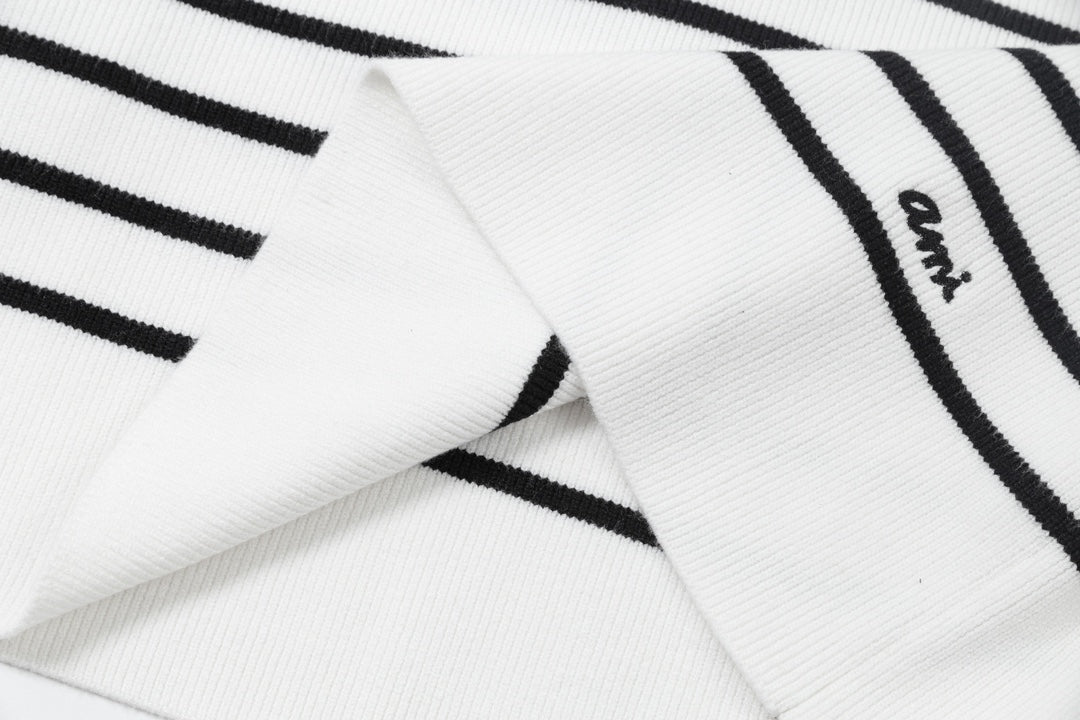 2026 AMI PARIS  striped sweater