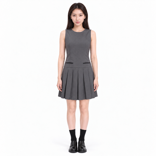 Thom Browne Women's Pleated Vest Skirt