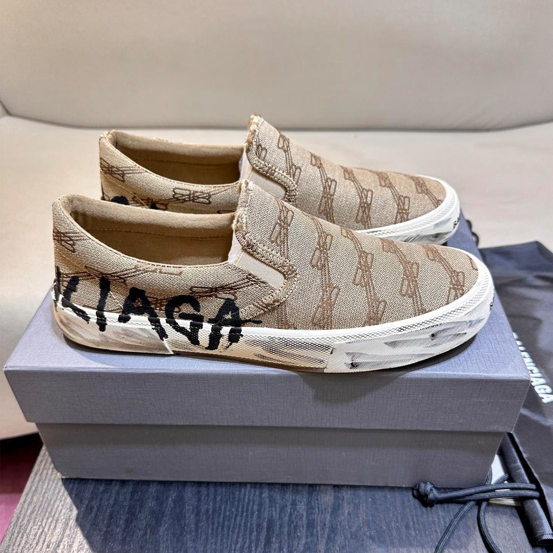 Balenciaga 2025 Runway Leather Sneakers